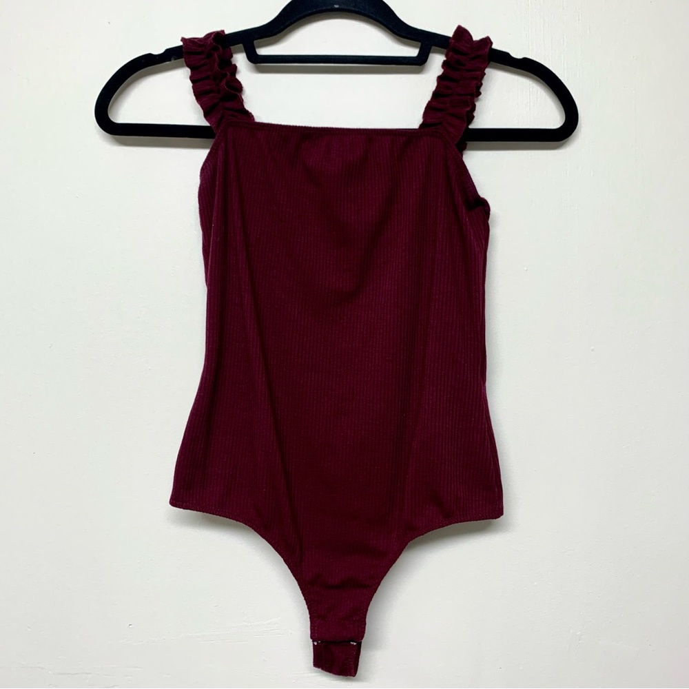 Burgundy Saints Bodysuit